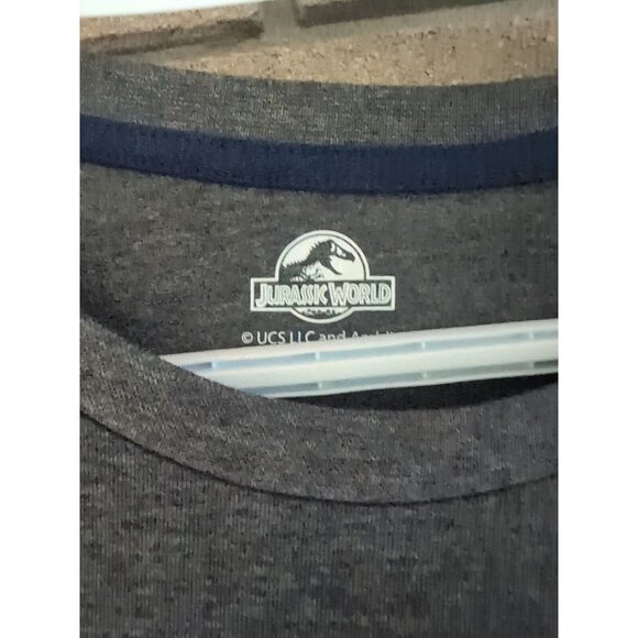 Jurassic Park World T-Shirt Grey Purple Size: 2XL - Picture 3 of 3